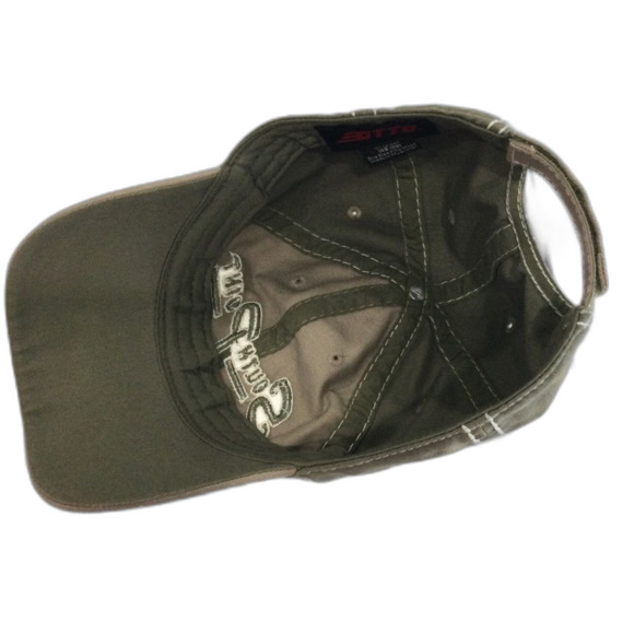 Otto Cap Hat Unisex Adjustable Tan South Point Las Vegas Heavily Distressed - Picture 8 of 10